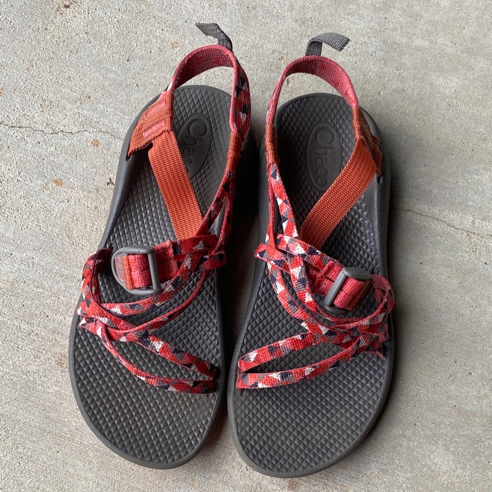 Chaco Women's Strappy Red Sandals